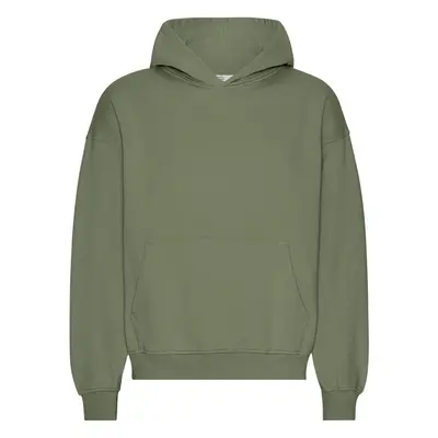 Oversized hooded sweatshirt Colorful Standard Organic Dusty Olive