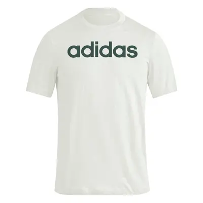 T-shirt with linear embroidered logo in jersey adidas Essentials