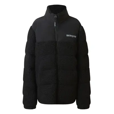 Two-tone sherpa puffer jacket Sixth June