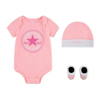 Baby boy bonnet + bodysuit + slippers set Converse Classic CTP