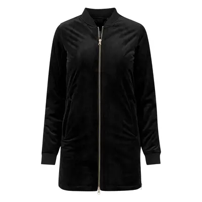 Women's parka Urban Classic long velvet