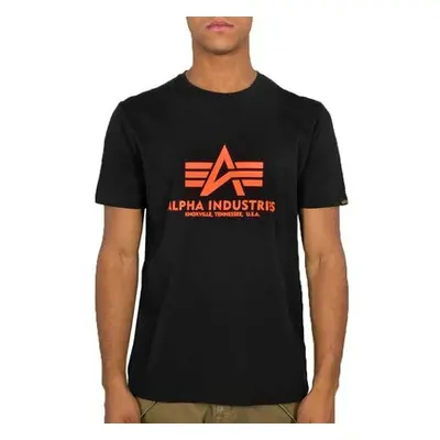 T-shirt Alpha Industries Basic Neon Print