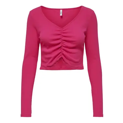 Women's long sleeve v-neck crop top Only onlkenya life