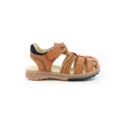 Baby boy sandals Kickers Platinium