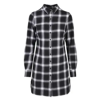 Women's cotton check shirt dress Urban Classics