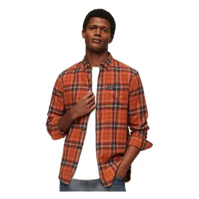 Long-sleeved lumberjack shirt in organic cotton Superdry