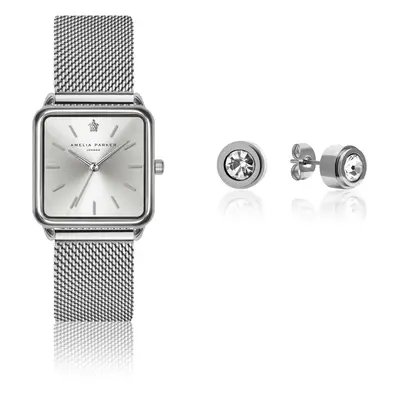 Watch and earrings woman Amelia Parker Plaza