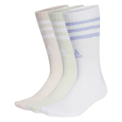 Football Socks adidas Cushioned Crew 3-Stripes (x3)