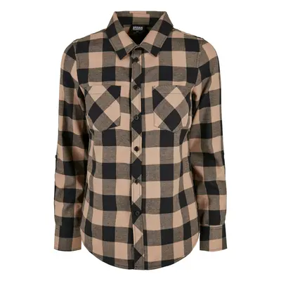 Women's plaid flannel shirt Urban Classics Turnup