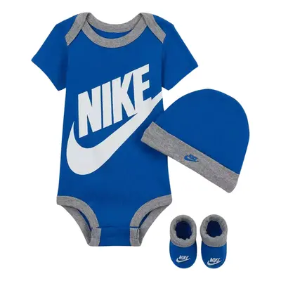 Baby boy outfit set with body, socks, and hat with logo Nike Futura