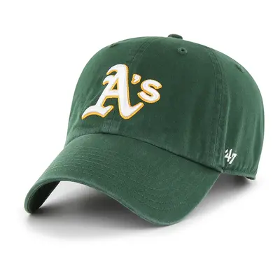 Baseball cap Oakland Athletics 47Brand MLB Clean Up Dark