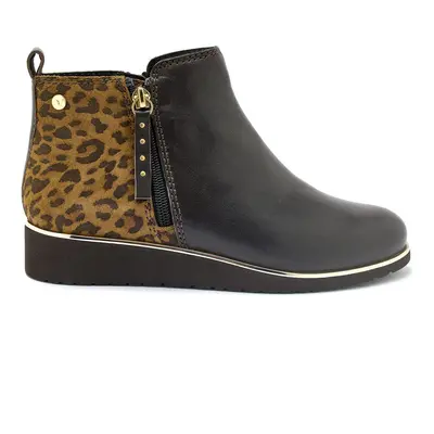 Women’s ankle boots with double zip Pédiconfort