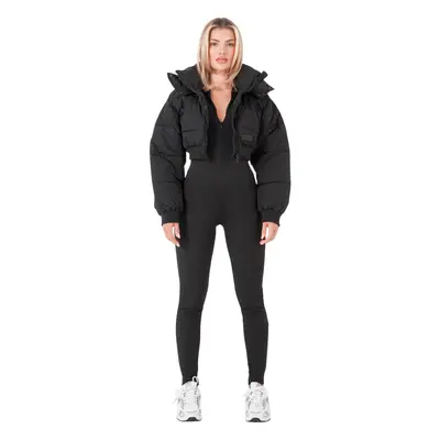 Women's short hooded down jacket Sixth June