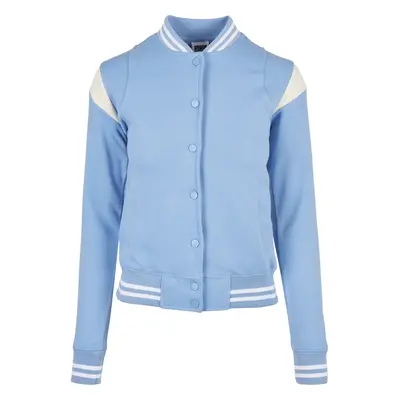 Ladies teddy jacket Urban Classics inset college- large sizes