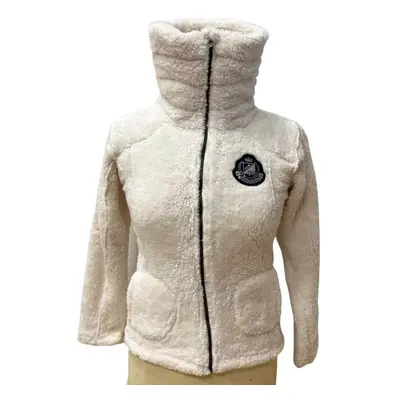 Girl's fleece jacket Peak Mountain coral sherpaGasana