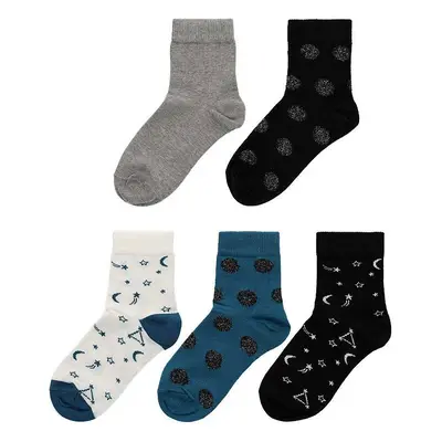 Pack of 5 pairs of women's socks Lenz