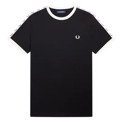 Contrast trim T-shirt with band Fred Perry