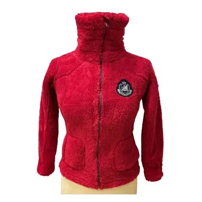 Girl's fleece jacket Peak Mountain coral sherpaGasana