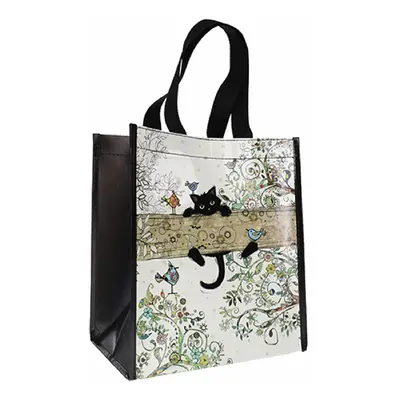 Recycled plastic tote bag kitty branch Kiub Bug Art