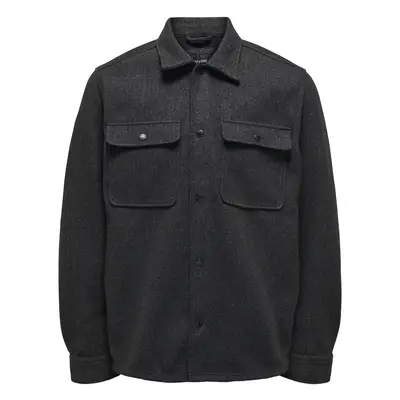 Wool overshirt Only & Sons Ash