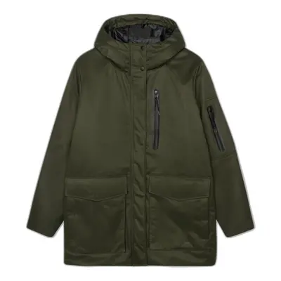 Mid-rise parka with black zip detailing Revolution