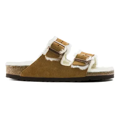 Sandals Birkenstock Arizona Vl Mink Lammfell