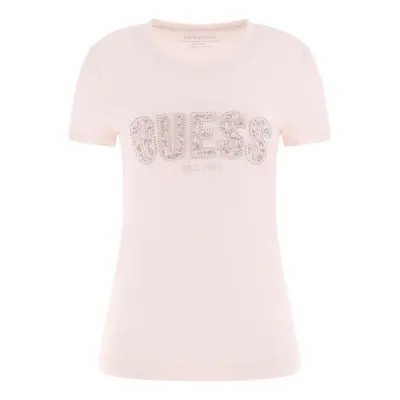 Women’s lace round neck t-shirt Guess