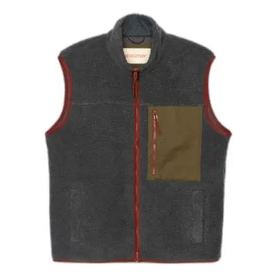 Short teddy vest with contrasting chest pocket Revolution