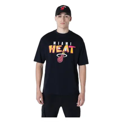 Oversized T-shirt Miami Heat Graphic