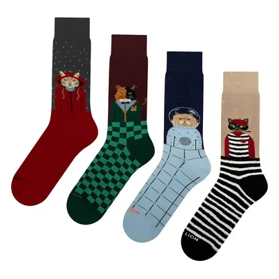 Football Socks Jimmy Lion Cat Nights (x4)