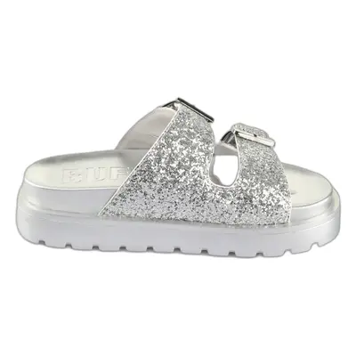 Women's mules Buffalo Raya Ari Glam - Vegan Glitter