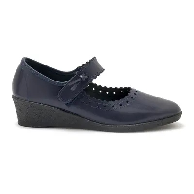 Leather Ballet flats woman Pédiconfort