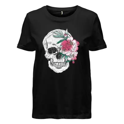 Women's T-shirt Only Silvia Skull