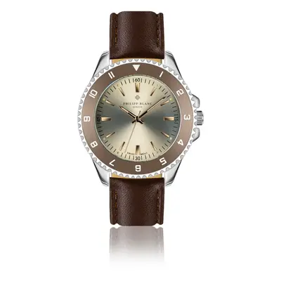 Leather watch Philipp Blanc Avenches