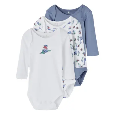 Pack of 3 long sleeve bodysuits Name it Dino