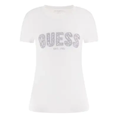 Women’s lace round neck t-shirt Guess