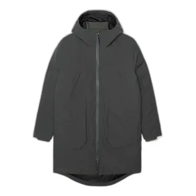 Long technical raglan parka with padding Revolution Sorona