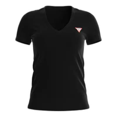 Women's v-neck T-shirt Guess Mini Triangle