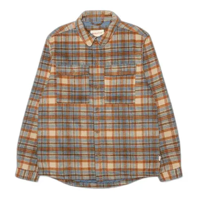 Check overshirt with lining and button closure Revolution