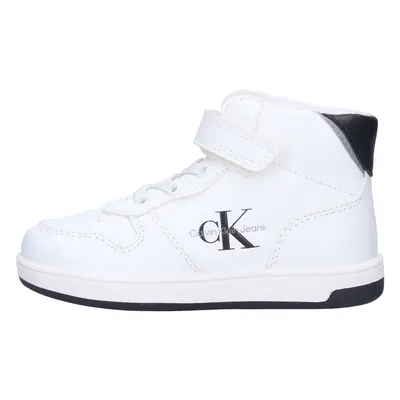 Lace-up/velcro Trainers for kids Calvin Klein white/black