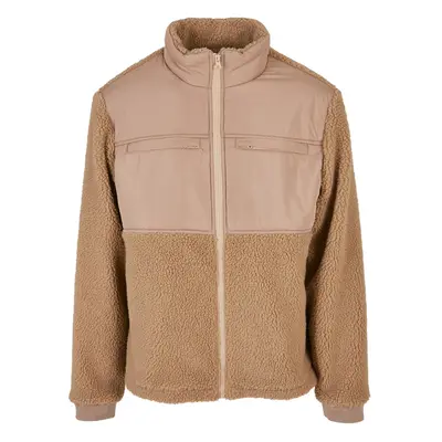 Sherpa fleece Urban Classics Patched