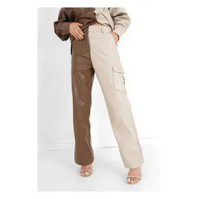 Women's faux leather trousers Sixth June