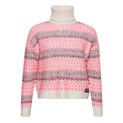 Women's round neck sweater Superdry Cable