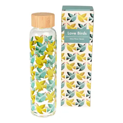 Glass bottle for children Rex London Love Birds