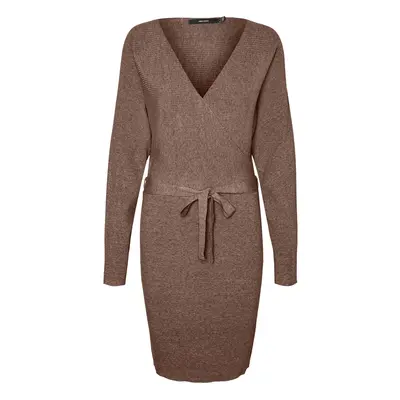 Dress v-neck long sleeves woman Vero Moda Hollyrem