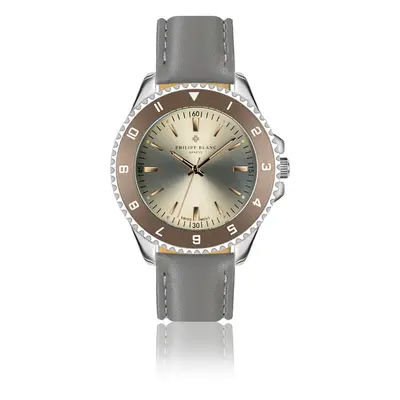 Leather watch Philipp Blanc Avenches