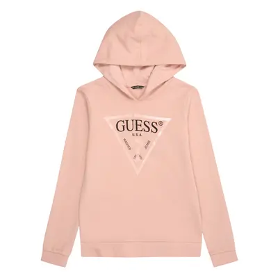 Girls' long sleeve fleece hooded sweatshirt Guess Core