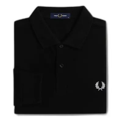 Long sleeve polo shirt Fred Perry Plain