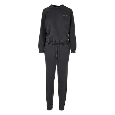 Women's long sleeve terry cloth jumpsuit with small embroidery Urban Classics