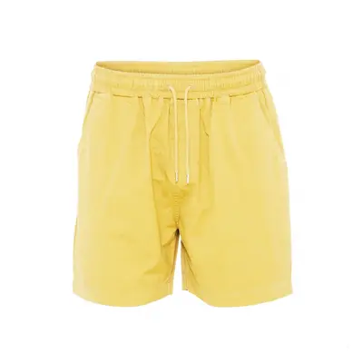 Twill shorts Colorful Standard Organic lemon yellow